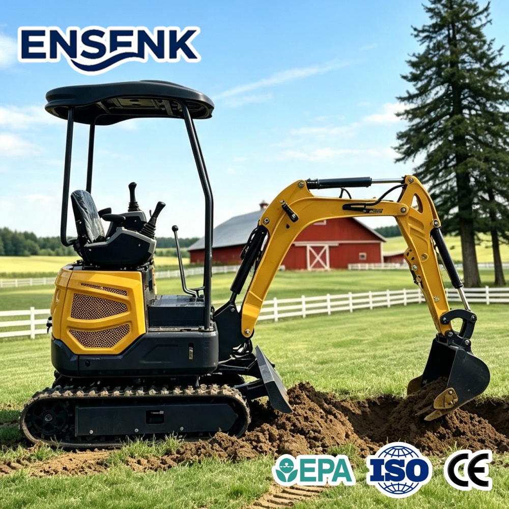 Minikoparka 1,7 tony z silniki – Agriculture Farming Services recenzja i cena