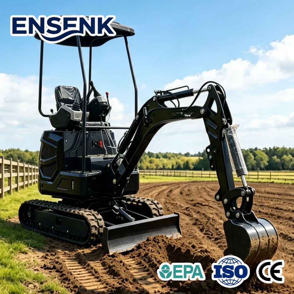 Minikoparka diesla 1,7 tony z  – Agriculture Farming Services recenzja i cena
