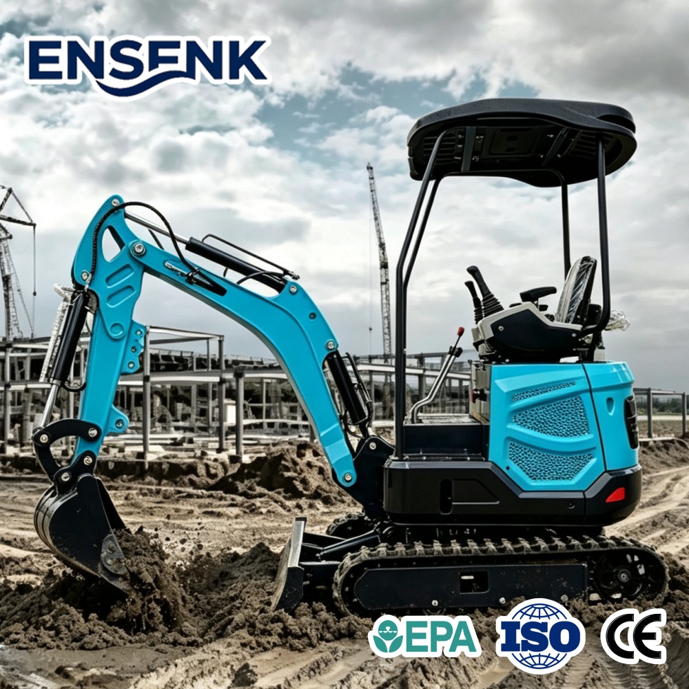 Minikoparka diesla 1,7 tony z  – Agriculture Farming Services recenzja i cena